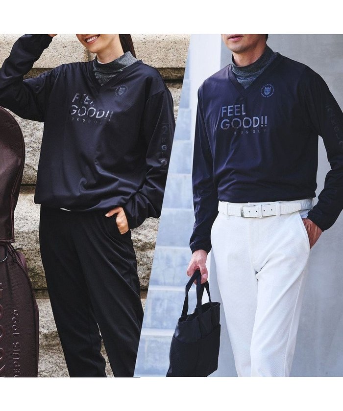 【23区 ゴルフ/NIJYUSANKU GOLF】の【UNISEX】【ストレッチ/撥水/防風】マルチウェイスニード インテリア・キッズ・メンズ・レディースファッション・服の通販 founy(ファニー) https://founy.com/ ファッション Fashion レディースファッション Fashion for Women トップス・カットソー Cut & Sew Tops ゴルフ Golf ユニセックス Unisex, Genderless アクリル Acrylic Material コーティング Coating, Coated Finish ストレッチ Stretch, Stretchy Fabric A/W・秋冬 Autumn/Winter |ID: prp329100004656258 ipo3291000000033679146
