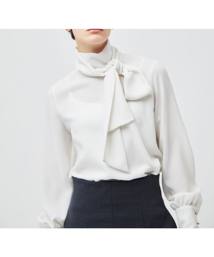 【ベイジ,/BEIGE,】の【WEB限定・洗える】STOW / ボウタイブラウス インテリア・キッズ・メンズ・レディースファッション・服の通販 founy(ファニー) https://founy.com/ ファッション Fashion レディースファッション Fashion for Women トップス・カットソー Cut & Sew Tops シャツ・ブラウス・オフィスカジュアル Elegant Blouses & Button-Ups 夏 Summer S/S・春夏 SS, Spring/Summer, Warm Season 洗える Machine Washable A/W・秋冬 Autumn/Winter |ID: prp329100004656271 ipo3291000000033679344