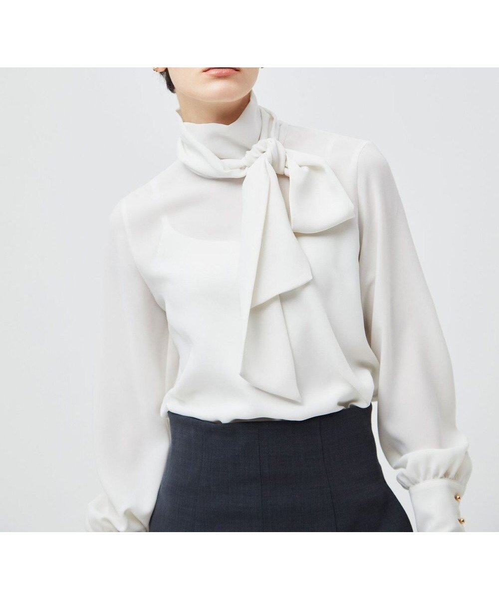 【ベイジ,/BEIGE,】の【WEB限定・洗える】STOW / ボウタイブラウス 人気、トレンドファッション・服の通販 founy(ファニー) 　ファッション　Fashion　レディースファッション　Fashion for Women　トップス・カットソー　Cut & Sew Tops　シャツ・ブラウス・オフィスカジュアル　Elegant Blouses & Button-Ups　夏　Summer　S/S・春夏　SS, Spring/Summer, Warm Season　洗える　Machine Washable　A/W・秋冬　Autumn/Winter　 other-1|ID: prp329100004656271 ipo3291000000033679344