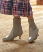 【エニィ スィス/any SiS】の【23.0~24.5cm】リブポインテッド ブーツ グレージュ|ID: prp329100004656286 ipo3291000000034298087