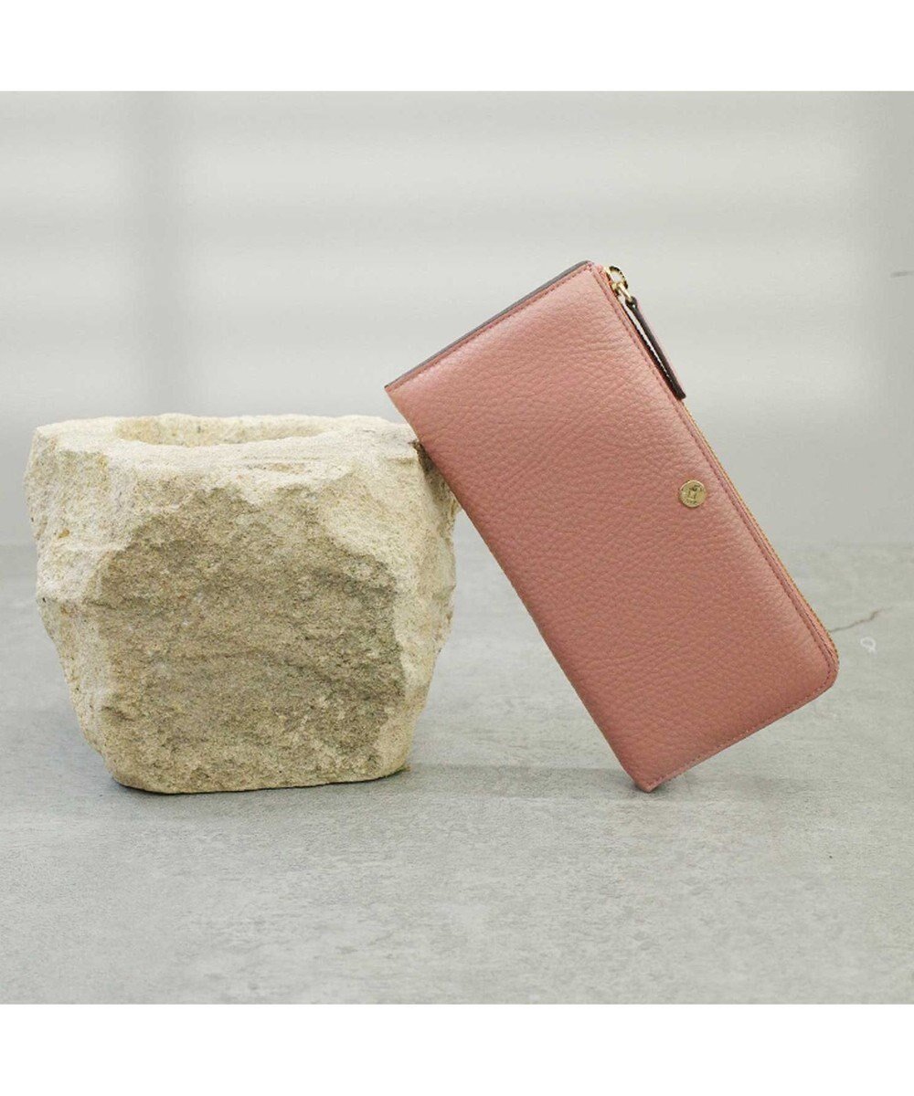 【ペレボルサ/PELLE BORSA】のL字ファスナー長財布 Mano Good マーノグッズ 4721 インテリア・キッズ・メンズ・レディースファッション・服の通販 founy(ファニー) 　ファッション　Fashion　レディースファッション　Fashion for Women　ミニ財布・二つ折り財布　Wallets & Card Cases　財布　Wallet, Purse　ポケット　Pocket, Pocket Detail　ラウンド　Round, Round Neck　ダスティーピンク|ID: prp329100004656292 ipo3291000000033679629