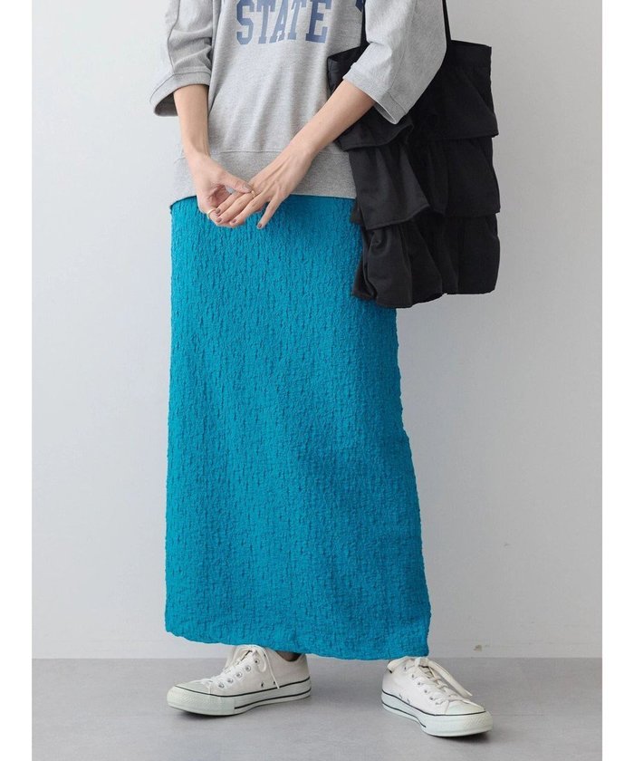 【アメリカンホリック/AMERICAN HOLIC】のフクレジャガードタイトスカート インテリア・キッズ・メンズ・レディースファッション・服の通販 founy(ファニー) https://founy.com/ ファッション Fashion レディースファッション Fashion for Women スカート Skirts ストレッチ Stretch, Stretchy Fabric タイトスカート Pencil Skirt, Tight Skirt バランス Balance, Style Balance ポケット Pocket, Pocket Detail A/W・秋冬 Autumn/Winter |ID: prp329100004656396 ipo3291000000033680509