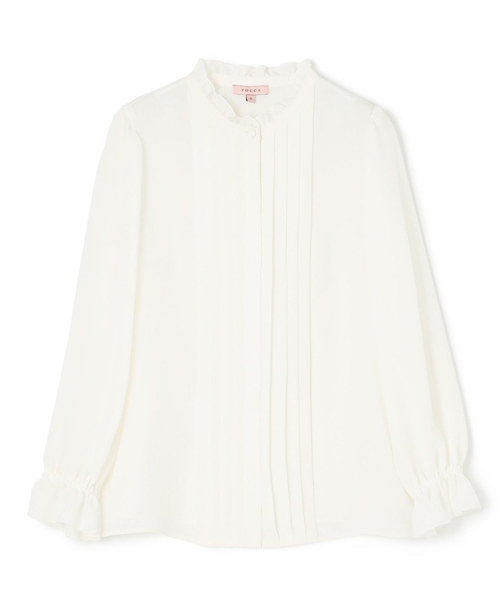 【トッカ/TOCCA】の【消臭・洗える】BISCUIT ブラウス インテリア・キッズ・メンズ・レディースファッション・服の通販 founy(ファニー) 　ファッション　Fashion　レディースファッション　Fashion for Women　トップス・カットソー　Cut & Sew Tops　シャツ・ブラウス・オフィスカジュアル　Elegant Blouses & Button-Ups　夏　Summer　S/S・春夏　SS, Spring/Summer, Warm Season　洗える　Machine Washable　A/W・秋冬　Autumn/Winter　雑誌　Magazine, Fashion Magazine　オフ系|ID: prp329100004656397 ipo3291000000033680517