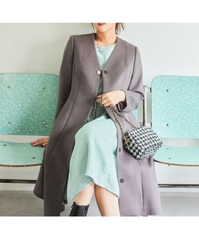 【トッカ/TOCCA】の【消臭】PEARL ROCK ロングコート 人気、トレンドファッション・服の通販 founy(ファニー) ファッション Fashion レディースファッション Fashion for Women アウター Coat / Outerwear Collection コート・ロングコート・ピーコート Long Coats, Peacoats & More レディースジャケット・軽アウター Jackets なめらか Smooth, Silky Texture ジャケット Jacket, Outerwear ドレス Dress, One-Piece パール Pearl, Pearl Accent マフラー Scarf, Muffler ロング Long, Long-Length 定番 Standard, Basic Item A/W・秋冬 Autumn/Winter |ID:prp329100004656399