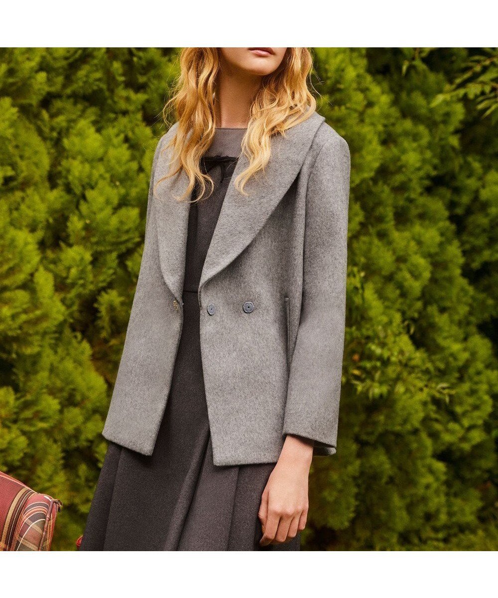 【トッカ/TOCCA】の【消臭】PEARL ROCK ショートコート インテリア・キッズ・メンズ・レディースファッション・服の通販 founy(ファニー) 　ファッション　Fashion　レディースファッション　Fashion for Women　アウター　Coat / Outerwear Collection　コート・ロングコート・ピーコート　Long Coats, Peacoats & More　レディースジャケット・軽アウター　Jackets　ショート　Short, Short Length　ショール　Shawl, Wrap　ジャケット　Jacket, Outerwear　トレンド　Trend, Trending Now　ドレス　Dress, One-Piece　パール　Pearl, Pearl Accent　フェミニン　Feminine, Girly　エレガント 上品　Elegant　冬　Winter / This Winter　A/W・秋冬　Autumn/Winter　グレー系|ID: prp329100004656400 ipo3291000000033680546