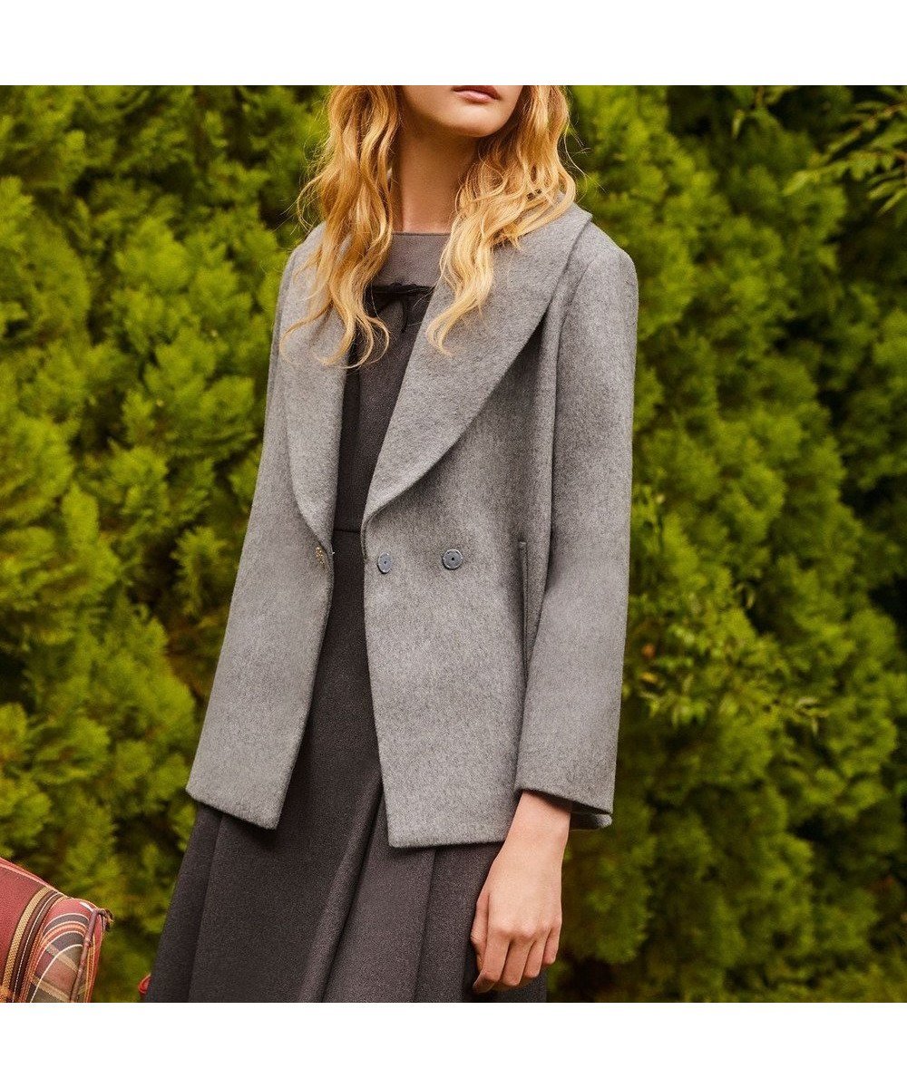 【トッカ/TOCCA】の【消臭】PEARL ROCK ショートコート インテリア・キッズ・メンズ・レディースファッション・服の通販 founy(ファニー) 　ファッション　Fashion　レディースファッション　Fashion for Women　アウター　Coat / Outerwear Collection　コート・ロングコート・ピーコート　Long Coats, Peacoats & More　レディースジャケット・軽アウター　Jackets　ショート　Short, Short Length　ショール　Shawl, Wrap　ジャケット　Jacket, Outerwear　トレンド　Trend, Trending Now　ドレス　Dress, One-Piece　パール　Pearl, Pearl Accent　フェミニン　Feminine, Girly　エレガント 上品　Elegant　冬　Winter / This Winter　A/W・秋冬　Autumn/Winter　グレー系|ID: prp329100004656400 ipo3291000000035723717