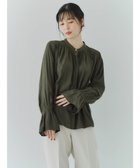 【イェッカ ヴェッカ/YECCA VECCA】のキャンディスリーブギャザーブラウス Charcoal Gray|ID: prp329100004656404 ipo3291000000033680621