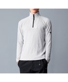 【ジョセフ アブード マウンテン/JOSEPH ABBOUD MOUNTAIN】の【吸湿発熱/蓄熱保温/ソフト】ソフトウォームワッフル ハーフジップ カットソー ライトグレー系|ID: prp329100004656417 ipo3291000000033680750
