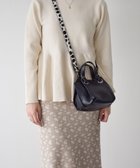 【インター ショシュール/INTER-CHAUSSURES】の【RIPANI】レザーミニハンドバッグ 人気、トレンドファッション・服の通販 founy(ファニー) ファッション Fashion レディースファッション Fashion for Women バッグ Bags イタリア Italy コレクション Collection, Seasonal Line シンプル Simple, Minimal ベーシック Basic, Essential ラップ Wrap, Wrap Design thumbnail ブラック|ID: prp329100004656421 ipo3291000000033680780