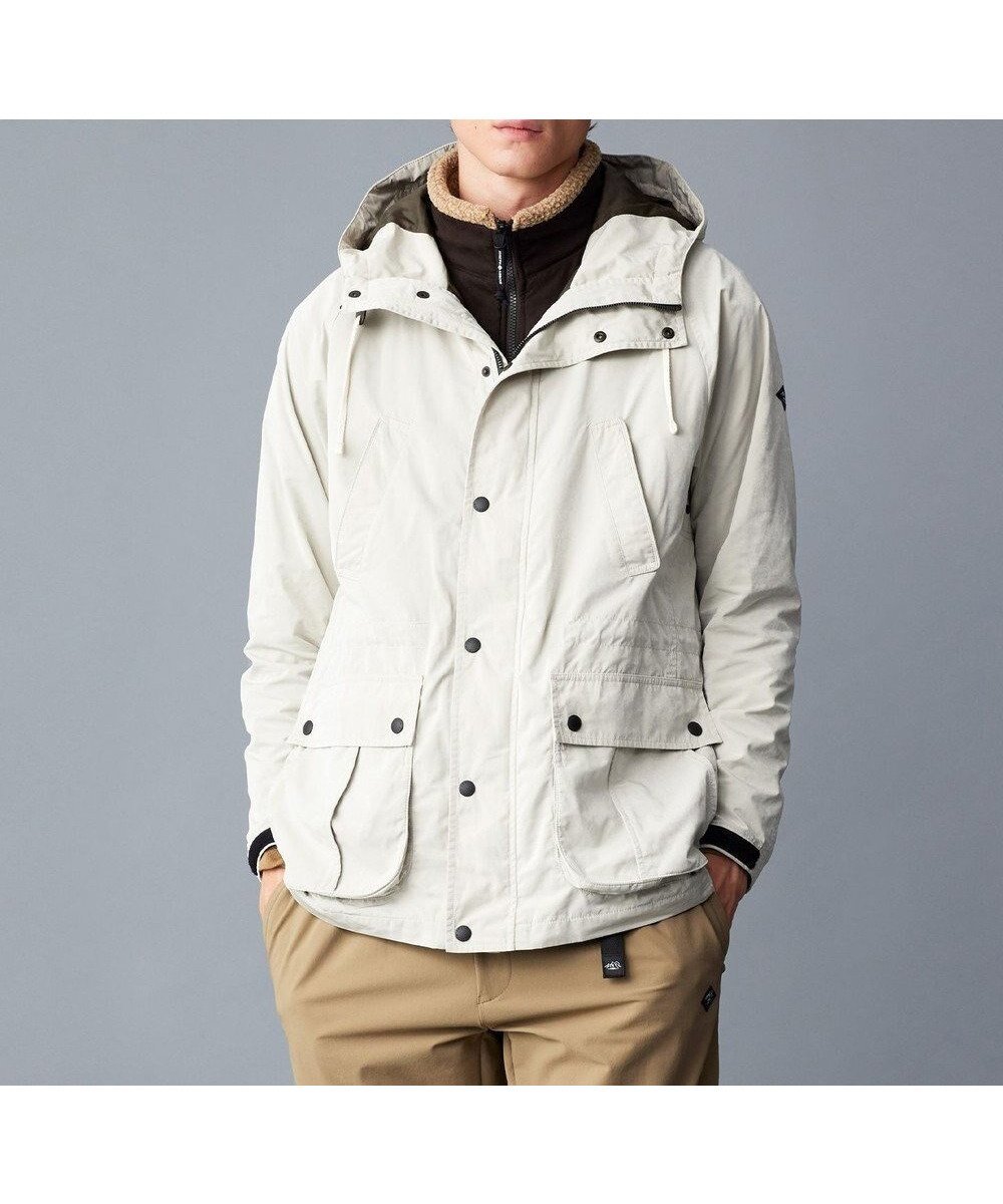 【ジョセフ アブード マウンテン/JOSEPH ABBOUD MOUNTAIN】の【サスティナブル/ECO撥水/6ポケット/ライナードッキング対応】Pe/Nyピーチ マウンテンパーカー インテリア・キッズ・メンズ・レディースファッション・服の通販 founy(ファニー) 　ファッション　Fashion　レディースファッション　Fashion for Women　アウター　Coat / Outerwear Collection　レディースジャケット・軽アウター　Jackets　インナー　Innerwear　ジャケット　Jacket, Outerwear　スピンドル　Spindle, Drawcord　ドッキング　Docking, Mixed Material　ドット　Polka Dot, Dot Pattern　パーカー　Hoodie, Parka　ピーチ　Peach, Soft Touch　ポケット　Pocket, Pocket Detail　ライナー　Liner, Inner Layer　A/W・秋冬　Autumn/Winter　アイボリー系|ID: prp329100004656433 ipo3291000000033680877
