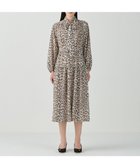 【グレース コンチネンタル/GRACE CONTINENTAL】のレオパードドレープドレス ベージュ|ID: prp329100004656443 ipo3291000000033680928