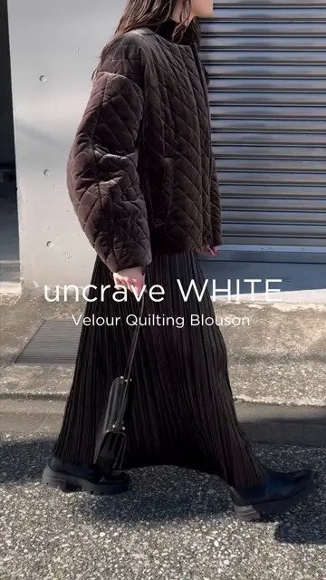 【アンクレイヴ/uncrave】のベロア キルティング ブルゾン(uncrave WHITE) インテリア・キッズ・メンズ・レディースファッション・服の通販 founy(ファニー) https://founy.com/ ファッション Fashion レディースファッション Fashion for Women アウター Coat / Outerwear Collection レディースジャケット・軽アウター Jackets ブルゾンジャケット・スポーティアウター Blouson Jackets キルティング Quilted, Quilting ジャケット Jacket, Outerwear ストレッチ Stretch, Stretchy Fabric フォルム Silhouette, Form ブルゾン Blouson, Bomber Jacket ベロア Velour, Soft Velvet A/W・秋冬 Autumn/Winter エレガント 上品 Elegant |ID: prp329100004656457 ipo3291000000033681114