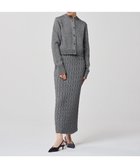 【アンクレイヴ/uncrave】の【手洗い可】グロッシー ニット スカート(uncrave WHITE) メタルブラック|ID: prp329100004656458 ipo3291000000033681125