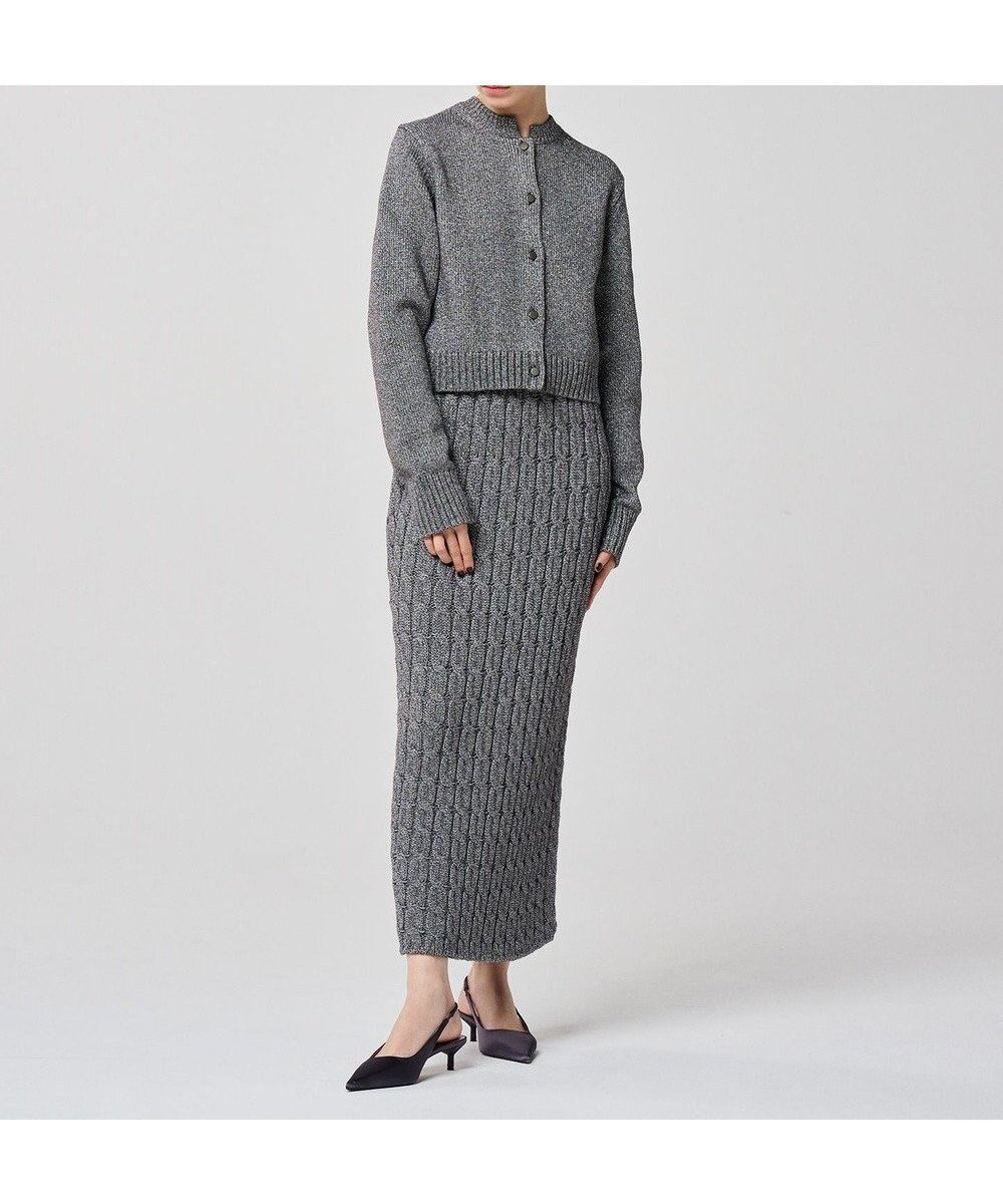 【アンクレイヴ/uncrave】の【手洗い可】グロッシー ニット スカート(uncrave WHITE) インテリア・キッズ・メンズ・レディースファッション・服の通販 founy(ファニー) ファッション Fashion レディースファッション Fashion for Women スカート Skirts おすすめ Recommended / Our Picks カーディガン Cardigan, Knitwear セットアップ Set-Up, Coordinated Outfit タイトスカート Pencil Skirt, Tight Skirt A/W・秋冬 Autumn/Winter メタルブラック|ID: prp329100004656458 ipo3291000000033681125