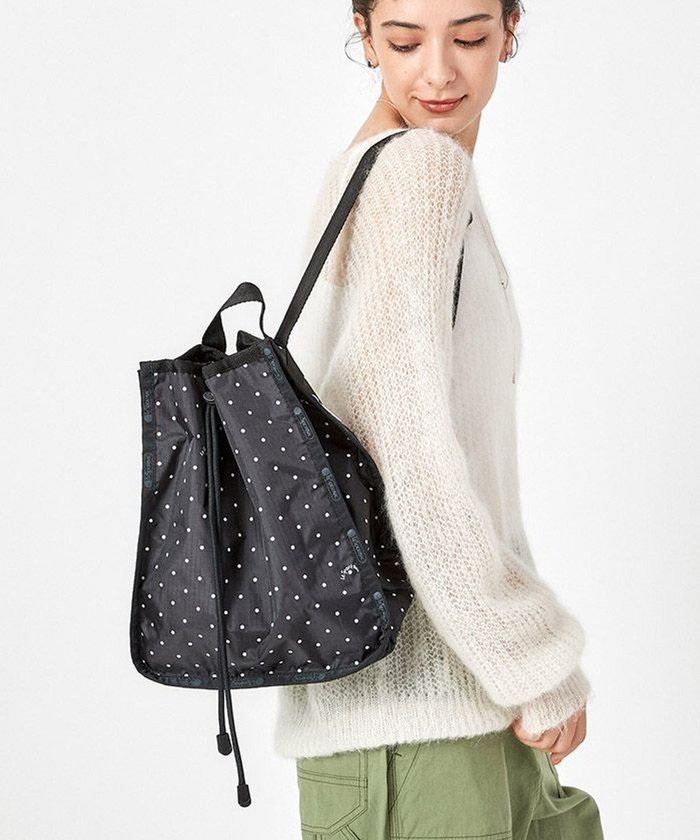 【レスポートサック/LeSportsac】のCINCH BACKPACK/プティドット インテリア・キッズ・メンズ・レディースファッション・服の通販 founy(ファニー) https://founy.com/ ファッション Fashion レディースファッション Fashion for Women バッグ Bags シンプル Simple, Minimal ドット Polka Dot, Dot Pattern ベーシック Basic, Essential ポケット Pocket, Pocket Detail モノトーン Monotone, Black and White リュック Backpack, Rucksack 巾着 Drawstring Bag, Kinchaku 財布 Wallet, Purse |ID: prp329100004656462 ipo3291000000033681177
