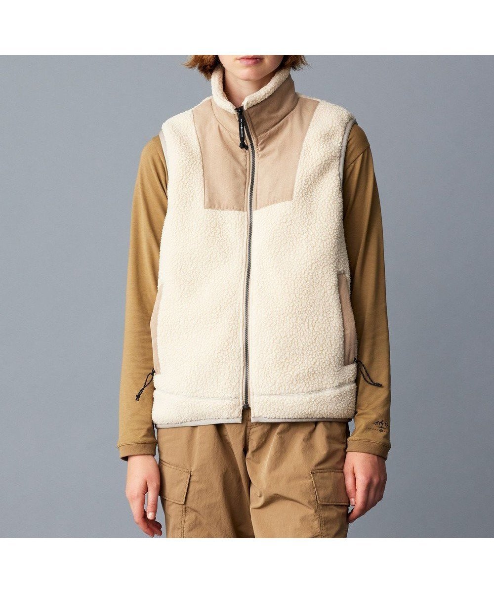 【ジョセフ アブード マウンテン/JOSEPH ABBOUD MOUNTAIN】の【Eco素材/保温性/ライナードッキング対応】ポーラテック ボアフリース ベスト インテリア・キッズ・メンズ・レディースファッション・服の通販 founy(ファニー) 　ファッション　Fashion　レディースファッション　Fashion for Women　アウター　Coat / Outerwear Collection　トップス・カットソー　Cut & Sew Tops　ベスト&ジレ / 重ね着スタイル　Vests & Gilets　ドッキング　Docking, Mixed Material　パフォーマンス　Performance, Active Function　ベスト　Vest, Waistcoat　ライナー　Liner, Inner Layer　傘　Umbrella, Parasol　吸水　Absorbent, Quick-Dry　A/W・秋冬　Autumn/Winter　アイボリー系|ID: prp329100004656467 ipo3291000000033681231