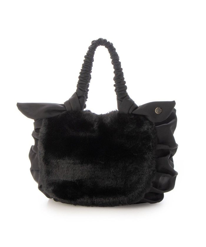 【アンビリオン/UNBILLION】のカシュカシュ cachecache / 下がりリボンエコファーコンビラウンドトート インテリア・キッズ・メンズ・レディースファッション・服の通販 founy(ファニー) https://founy.com/ ファッション Fashion レディースファッション Fashion for Women バッグ Bags カラフル Colorful Design 財布 Wallet, Purse ハンド Hand, Handmade フェミニン Feminine, Girly ポケット Pocket, Pocket Detail マグネット Magnet, Magnetic Closure ミックス Mix, Mixed Style モチーフ Motif, Design Theme リボン Ribbon, Bow A/W・秋冬 Autumn/Winter 再入荷 Restock / Back in Stock |ID: prp329100004656469 ipo3291000000035915673