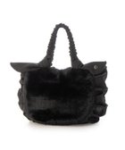 【アンビリオン/UNBILLION】のカシュカシュ cachecache / 下がりリボンエコファーコンビラウンドトート 人気、トレンドファッション・服の通販 founy(ファニー) ファッション Fashion レディースファッション Fashion for Women バッグ Bags カラフル Colorful Design 財布 Wallet, Purse ハンド Hand, Handmade フェミニン Feminine, Girly ポケット Pocket, Pocket Detail マグネット Magnet, Magnetic Closure ミックス Mix, Mixed Style モチーフ Motif, Design Theme リボン Ribbon, Bow A/W・秋冬 Autumn/Winter 再入荷 Restock / Back in Stock thumbnail ブラック|ID: prp329100004656469 ipo3291000000035915675