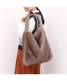 【アンビリオン/UNBILLION】のカシュカシュ cachecache / リボンワンハンドルミンク風エコファートート 人気、トレンドファッション・服の通販 founy(ファニー) ファッション Fashion レディースファッション Fashion for Women バッグ Bags カラフル Colorful Design ショルダー Shoulder, Shoulder Strap ハンド Hand, Handmade ミックス Mix, Mixed Style モチーフ Motif, Design Theme リボン Ribbon, Bow A/W・秋冬 Autumn/Winter 再入荷 Restock / Back in Stock thumbnail GY|ID: prp329100004656471 ipo3291000000033681265