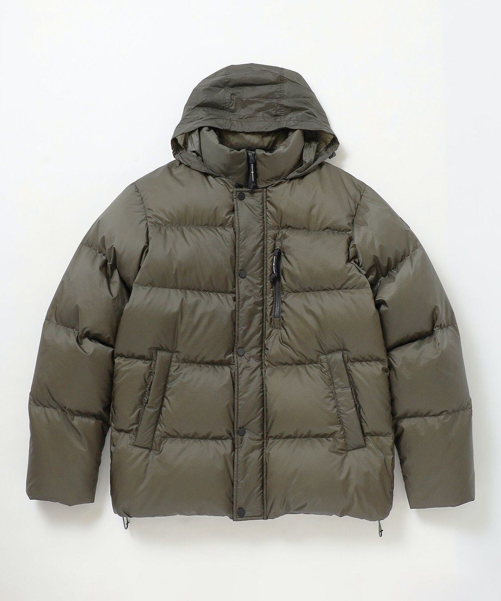 【ジョセフ アブード マウンテン/JOSEPH ABBOUD MOUNTAIN】の【軽量/撥水/7ポケット/INフード】ナイロンリップ ダウン ジャケット インテリア・キッズ・メンズ・レディースファッション・服の通販 founy(ファニー) 　ファッション　Fashion　レディースファッション　Fashion for Women　アウター　Coat / Outerwear Collection　コート・ロングコート・ピーコート　Long Coats, Peacoats & More　レディースジャケット・軽アウター　Jackets　キルト　Quilt, Quilted Fabric　軽量　Lightweight, Ultra Light　ジャケット　Jacket, Outerwear　ダウン　Down, Puffer　ファブリック　Fabric, Textile　ブルゾン　Blouson, Bomber Jacket　ポケット　Pocket, Pocket Detail　防寒　Cold Protection, Winter-Ready　リップ　Lip, Lip Motif　A/W・秋冬　Autumn/Winter　カーキ系|ID: prp329100004656472 ipo3291000000033681271
