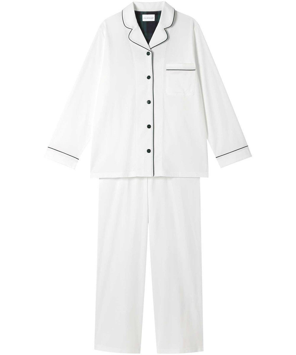 【ウンナナクール/une nana cool】の【綿100%】なめらかスムースパシャマ 人気、トレンドファッション・服の通販 founy(ファニー) 　ファッション　Fashion　レディースファッション　Fashion for Women　チェック　Check, Plaid, Tartan　なめらか　Smooth, Silky Texture　パイピング　Piping, Trim Design　パジャマ　Pajamas, Sleepwear　リラックス　Relax, Relaxed Fit　おすすめ　Recommended / Our Picks　ギフト プレゼント　Gift / Present　 other-1|ID: prp329100004656482 ipo3291000000033681352