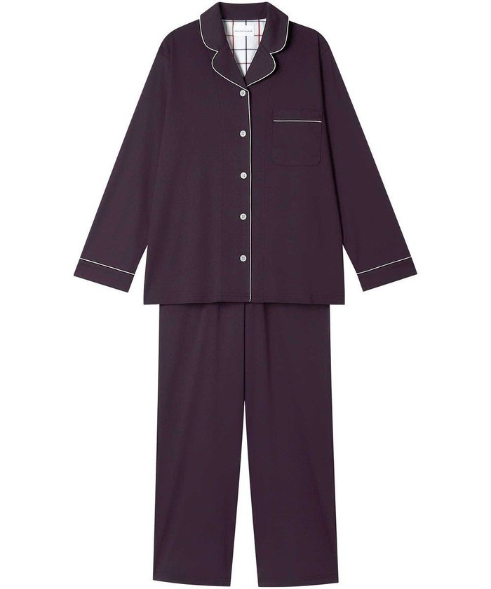 【ウンナナクール/une nana cool】の【綿100%】スムースパジャマ インテリア・キッズ・メンズ・レディースファッション・服の通販 founy(ファニー) https://founy.com/ ファッション Fashion レディースファッション Fashion for Women チェック Check, Plaid, Tartan パイピング Piping, Trim Design パジャマ Pajamas, Sleepwear リラックス Relax, Relaxed Fit おすすめ Recommended / Our Picks ギフト プレゼント Gift / Present |ID: prp329100004656486 ipo3291000000033681387