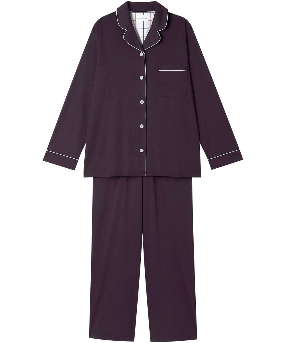 【ウンナナクール/une nana cool】の【綿100%】スムースパジャマ 人気、トレンドファッション・服の通販 founy(ファニー) 　ファッション　Fashion　レディースファッション　Fashion for Women　チェック　Check, Plaid, Tartan　パイピング　Piping, Trim Design　パジャマ　Pajamas, Sleepwear　リラックス　Relax, Relaxed Fit　おすすめ　Recommended / Our Picks　ギフト プレゼント　Gift / Present　 other-1|ID: prp329100004656486 ipo3291000000033681387