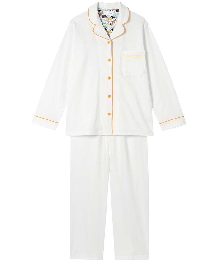 【ウンナナクール/une nana cool】の【綿100%】クラシック天竺パジャマ MADE WITH LIBERTY FABRIC インテリア・キッズ・メンズ・レディースファッション・服の通販 founy(ファニー) https://founy.com/ ファッション Fashion レディースファッション Fashion for Women クラシック Classic, Timeless Style パイピング Piping, Trim Design パジャマ Pajamas, Sleepwear リラックス Relax, Relaxed Fit おすすめ Recommended / Our Picks ギフト プレゼント Gift / Present |ID: prp329100004656487 ipo3291000000033681403