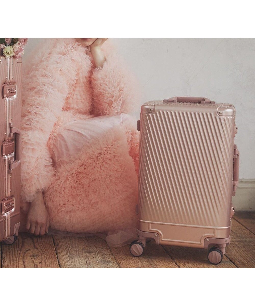 【エースバッグズアンドラゲッジ/ACE BAGS & LUGGAGE】のJewelna Rose × ace. コラボ アルゴナム2-F スーツケース 32L 機内持込 05411 ジュエルナローズ 人気、トレンドファッション・服の通販 founy(ファニー) 　ファッション　Fashion　レディースファッション　Fashion for Women　スーツ　Business Suits & Workwear　コラボ　Collaboration, Collab　抗菌　Antibacterial, Bacteria-Resistant　フェミニン　Feminine, Girly　ポーチ　Pouch, Small Case　おすすめ　Recommended / Our Picks　旅行　Travel　スーツケース キャリーケース　Suitcase / Carry Case　エレガント 上品　Elegant　 other-1|ID: prp329100004656488 ipo3291000000034230095