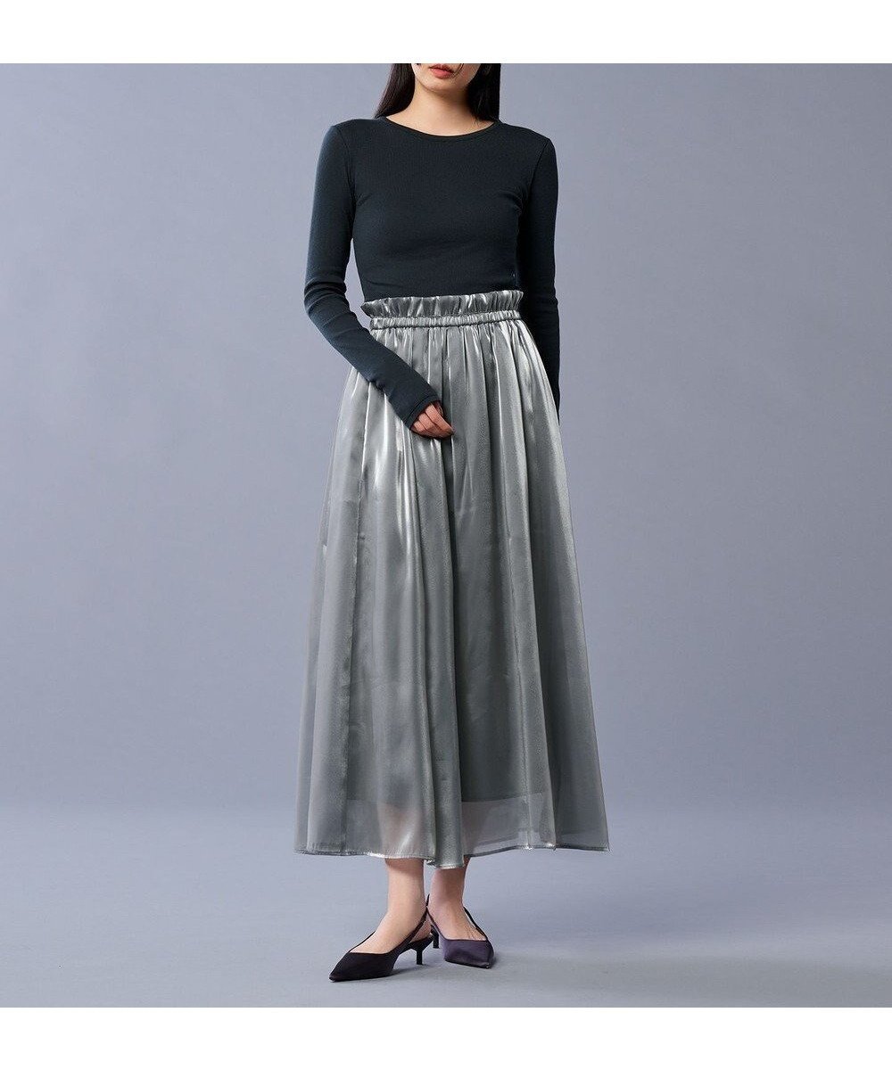 【アンクレイヴ/uncrave】の【手洗い可】ブライトシャンブレー スカート(uncrave STANDARD) インテリア・キッズ・メンズ・レディースファッション・服の通販 founy(ファニー) ファッション Fashion レディースファッション Fashion for Women スカート Skirts ギャザー Gathered, Ruffled シャンブレー Chambray, Denim-Like Fabric シンプル Simple, Minimal フレア Flare, Flared エレガント 上品 Elegant 夏 Summer S/S・春夏 SS, Spring/Summer, Warm Season A/W・秋冬 Autumn/Winter ブルーグレー|ID: prp329100004656491 ipo3291000000033681458