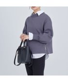 【組曲/KUMIKYOKU】のダンボールジャージー モックネックスウェット チャコールグレー系|ID: prp329100004656497 ipo3291000000034515425