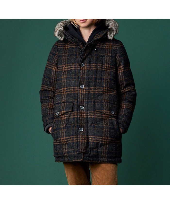 【ジョセフ アブード マウンテン/JOSEPH ABBOUD MOUNTAIN】の【イタリア素材/ECOファー/9ポケット/ダウン】スライバーチェックダウン コート インテリア・キッズ・メンズ・レディースファッション・服の通販 founy(ファニー) https://founy.com/ ファッション Fashion レディースファッション Fashion for Women アウター Coat / Outerwear Collection コート・ロングコート・ピーコート Long Coats, Peacoats & More レディースジャケット・軽アウター Jackets ダウンジャケット・軽量ダウン Warm & Lightweight Down Jackets イタリア Italy キルト Quilt, Quilted Fabric 軽量 Lightweight, Ultra Light ジャケット Jacket, Outerwear スマート Smart, Elegant ダウン Down, Puffer チェック Check, Plaid, Tartan ポケット Pocket, Pocket Detail A/W・秋冬 Autumn/Winter |ID: prp329100004656508 ipo3291000000033681726