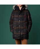 【ジョセフ アブード マウンテン/JOSEPH ABBOUD MOUNTAIN】の【イタリア素材/ECOファー/9ポケット/ダウン】スライバーチェックダウン コート グレー系4|ID: prp329100004656508 ipo3291000000033681727