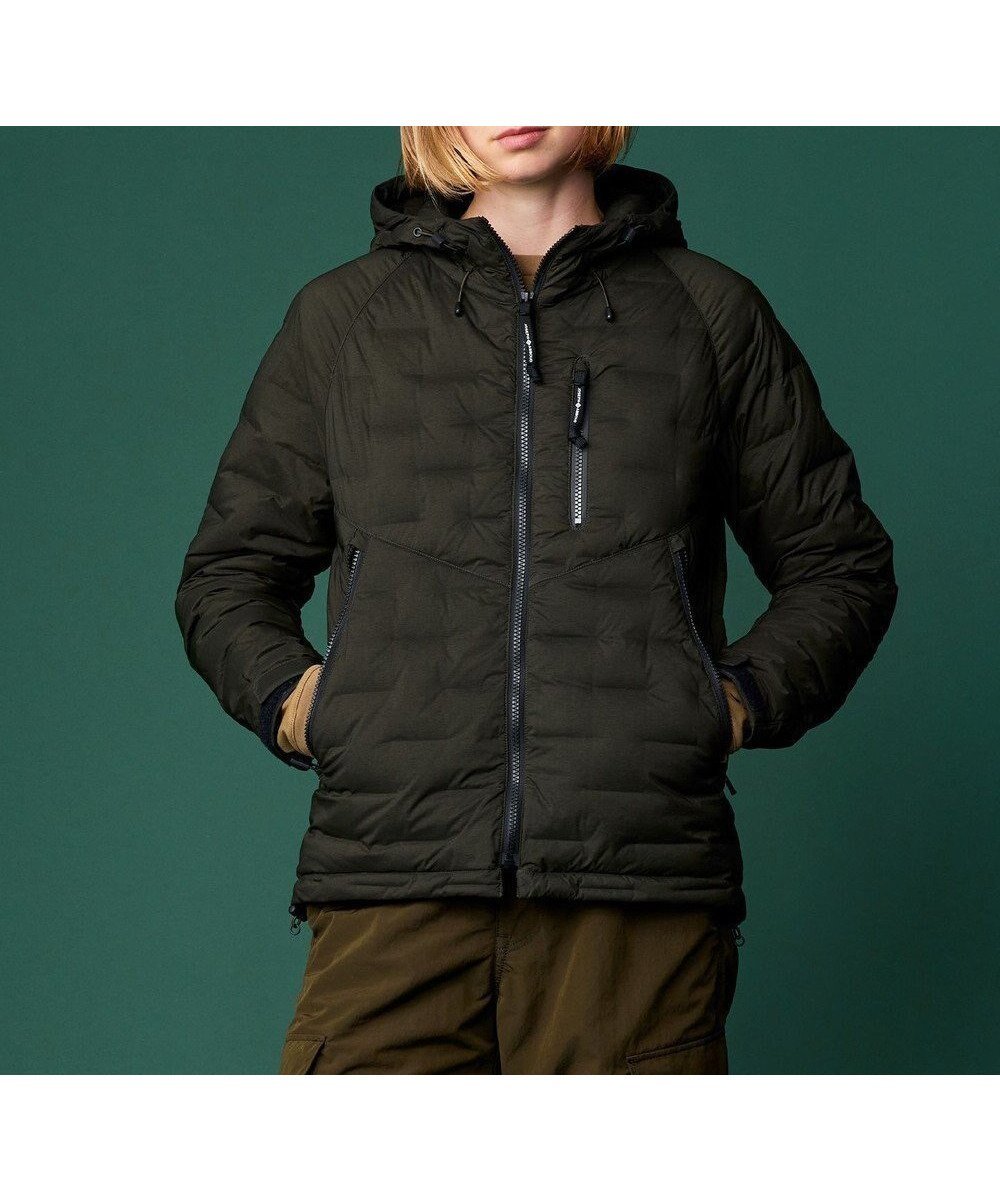 【ジョセフ アブード マウンテン/JOSEPH ABBOUD MOUNTAIN】の【ストレッチ/撥水/軽量/パッカブル/ライナードッキング対応】2WAYストレッチ ダウン パーカー インテリア・キッズ・メンズ・レディースファッション・服の通販 founy(ファニー) 　ファッション　Fashion　レディースファッション　Fashion for Women　アウター　Coat / Outerwear Collection　コート・ロングコート・ピーコート　Long Coats, Peacoats & More　レディースジャケット・軽アウター　Jackets　インナー　Innerwear　コンパクト　Compact, Small Size　軽量　Lightweight, Ultra Light　ジャケット　Jacket, Outerwear　ストレッチ　Stretch, Stretchy Fabric　ダウン　Down, Puffer　ドッキング　Docking, Mixed Material　パターン　Pattern, Design Print　パーカー　Hoodie, Parka　ポケット　Pocket, Pocket Detail　ライナー　Liner, Inner Layer　A/W・秋冬　Autumn/Winter　カーキ系|ID: prp329100004656509 ipo3291000000033681732