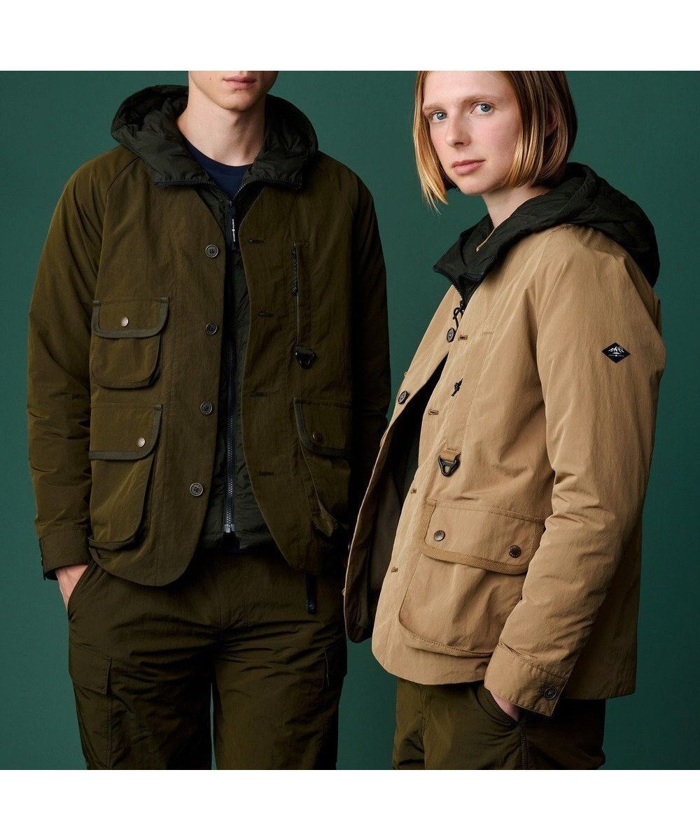 【ジョセフ アブード マウンテン/JOSEPH ABBOUD MOUNTAIN】の【ECO撥水/起毛裏地】マイクロリップワッシャー ブルゾン インテリア・キッズ・メンズ・レディースファッション・服の通販 founy(ファニー) 　ファッション　Fashion　レディースファッション　Fashion for Women　アウター　Coat / Outerwear Collection　レディースジャケット・軽アウター　Jackets　ブルゾンジャケット・スポーティアウター　Blouson Jackets　ノーカラージャケット / シンプル上品コーデ　Collarless Jackets　ジャケット　Jacket, Outerwear　ブルゾン　Blouson, Bomber Jacket　リップ　Lip, Lip Motif　A/W・秋冬　Autumn/Winter　カーキ系|ID: prp329100004656511 ipo3291000000033681737