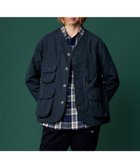 【ジョセフ アブード マウンテン/JOSEPH ABBOUD MOUNTAIN】の【ECO撥水/起毛裏地】マイクロリップワッシャー ブルゾン ネイビー系|ID: prp329100004656511 ipo3291000000033681738