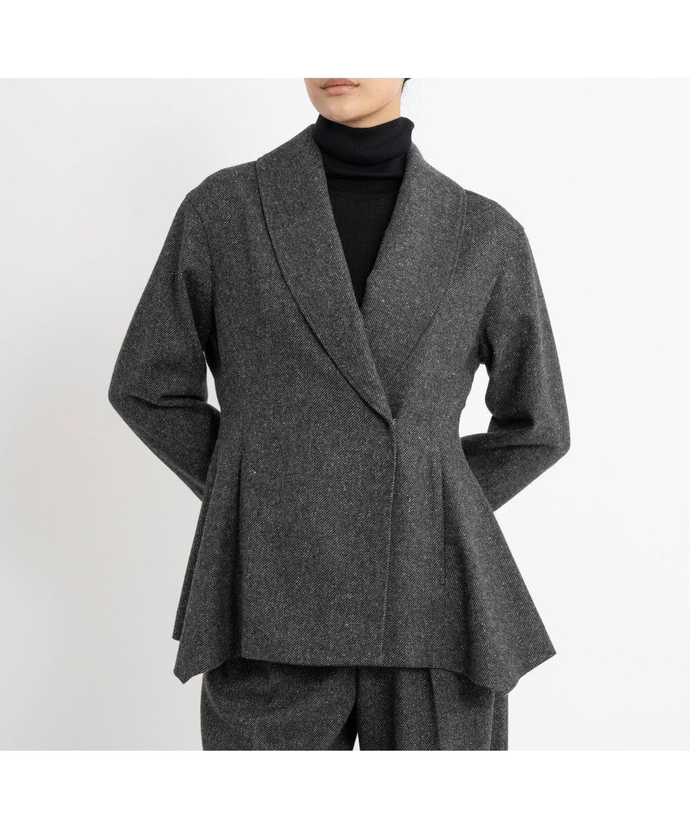 【23区/NIJYUSANKU】の【エステータ】シルクネップツイード ジャケット 人気、トレンドファッション・服の通販 founy(ファニー) 　ファッション　Fashion　レディースファッション　Fashion for Women　アウター　Coat / Outerwear Collection　レディースジャケット・軽アウター　Jackets　テーラードジャケット / 通勤・きれいめスタイル　Tailored Jackets & Blazers　イタリア　Italy　インポート　Imported Fashion　エレガント 上品　Elegant　シェイプ　Shape, Slim Fit　ショルダー　Shoulder, Shoulder Strap　ショール　Shawl, Wrap　シルク　Silk, 100% Silk　ジャケット　Jacket, Outerwear　セットアップ　Set-Up, Coordinated Outfit　ツイル　Twist, Twisted Detail　ツイード　Twill, Twill Weave　ドロップ　Drop Shoulder, Dropped Style　ネップ　Nepp, Slub Yarn　バランス　Balance, Style Balance　フレア　Flare, Flared　フロント　Front, Front Design　A/W・秋冬　Autumn/Winter　冬　Winter / This Winter　おすすめ　Recommended / Our Picks　旅行　Travel　 other-1|ID: prp329100004656513 ipo3291000000033681759