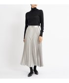 【23区/NIJYUSANKU】の【エステータ】シャイニーサテン プリーツスカート シルバー系|ID: prp329100004656517 ipo3291000000033681782