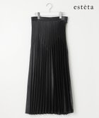【23区/NIJYUSANKU】の【エステータ】シャイニーサテン プリーツスカート ブラック系|ID: prp329100004656517 ipo3291000000033681783