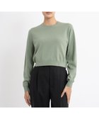【23区/NIJYUSANKU】の【エステータ】クルーネック プルオーバーニット 人気、トレンドファッション・服の通販 founy(ファニー) ファッション Fashion レディースファッション Fashion for Women トップス・カットソー Cut & Sew Tops ニット Knit Tops & Sweaters カジュアルプルオーバー・ニットトップス Pullovers & Knit Tops / Casual Pullovers イタリア Italy カーディガン Cardigan, Knitwear コンパクト Compact, Small Size シンプル Simple, Minimal セーター Sweater, Knitwear なめらか Smooth, Silky Texture 長袖 Long Sleeve, Full Sleeve フォルム Silhouette, Form ベーシック Basic, Essential ボトム Bottoms, Lower Wear ラグジュアリー Luxury, Elegant リアル Real, Realistic ワイド Wide, Wide Fit A/W・秋冬 Autumn/Winter 冬 Winter / This Winter thumbnail セージグリーン系|ID: prp329100004656522 ipo3291000000033681798