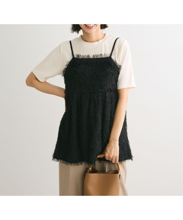 【グリーンパークス/Green Parks】のラメフリンジカットキャミソールビスチェ インテリア・キッズ・メンズ・レディースファッション・服の通販 founy(ファニー) https://founy.com/ ファッション Fashion レディースファッション Fashion for Women トップス・カットソー Cut & Sew Tops キャミソール&ノースリーブ Camisoles & Sleeveless Tops シャツ・ブラウス・オフィスカジュアル Elegant Blouses & Button-Ups ロングTシャツ・Tシャツ Longline T-Shirts & Tees カットソー・ベーシックTシャツ Cut-and-Sewn Tops / Stretch Tees & Basics ビスチェ Bustiers & Corset Tops / Layered Bustier Style おすすめ Recommended / Our Picks カットソー Cut and Sewn Top コンパクト Compact, Small Size フェミニン Feminine, Girly フレア Flare, Flared ラップ Wrap, Wrap Design 今季 This Season, Current Season A/W・秋冬 Autumn/Winter |ID: prp329100004656524 ipo3291000000033681835