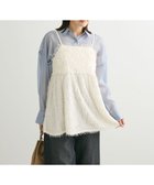 【グリーンパークス/Green Parks】のラメフリンジカットキャミソールビスチェ Ecru|ID: prp329100004656524 ipo3291000000033681837