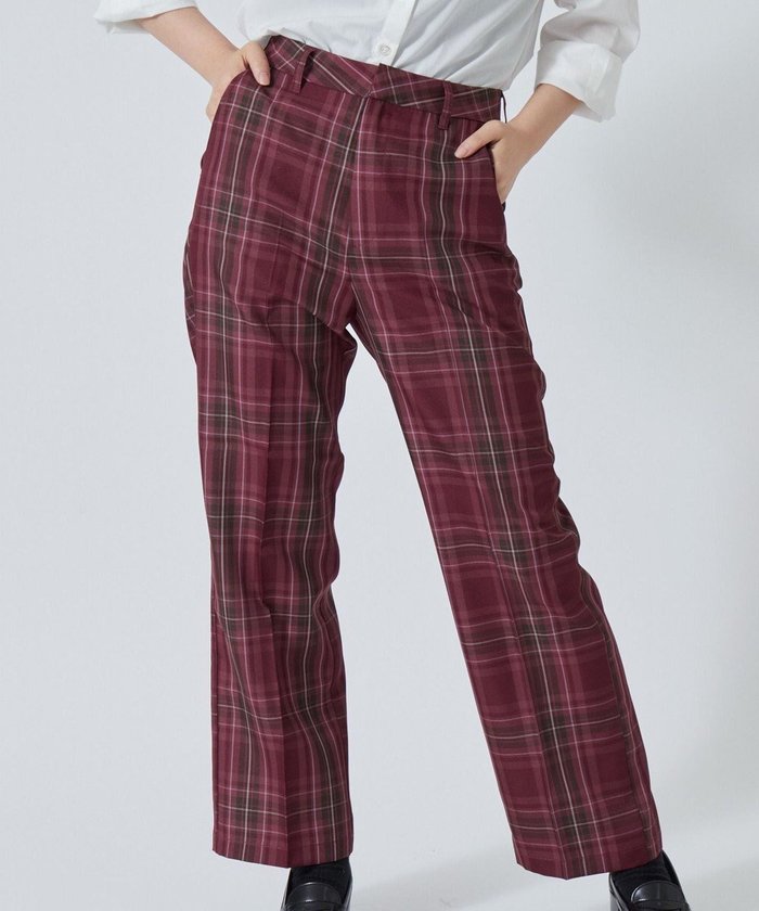【ウィゴー/WEGO】の【SCHOOL ITEM】スクールチェックスリムスラックス インテリア・キッズ・メンズ・レディースファッション・服の通販 founy(ファニー) https://founy.com/ ファッション Fashion レディースファッション Fashion for Women パンツ Pants & Trousers スーツ Business Suits & Workwear スーツパンツ・ドレスパンツ Suit Pants / Office Trousers / Dress Pants おすすめ Recommended / Our Picks スマホ Smartphone, Mobile Device スラックス Slacks, Dress Pants スーツ Suit, Formalwear セレモニー Ceremony チェック Check, Plaid, Tartan トレンド Trend, Trending Now 入学式 Entrance Ceremony 卒業式 Graduation Ceremony A/W・秋冬 Autumn/Winter |ID: prp329100004656527 ipo3291000000033681854