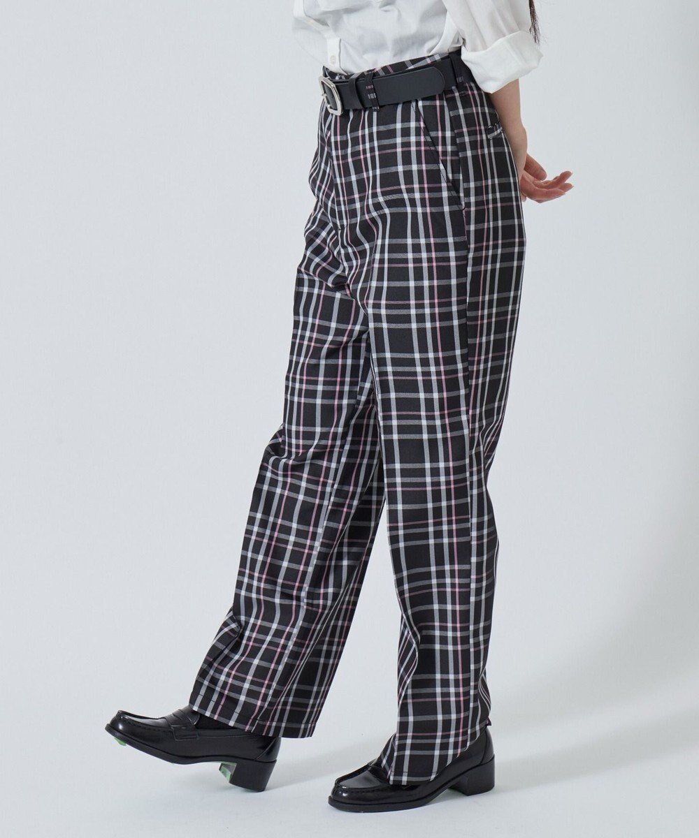 【ウィゴー/WEGO】の【SCHOOL ITEM】スクールチェックスリムスラックス インテリア・キッズ・メンズ・レディースファッション・服の通販 founy(ファニー) 　ファッション　Fashion　レディースファッション　Fashion for Women　パンツ　Pants & Trousers　スーツ　Business Suits & Workwear　スーツパンツ・ドレスパンツ　Suit Pants / Office Trousers / Dress Pants　おすすめ　Recommended / Our Picks　スマホ　Smartphone, Mobile Device　スラックス　Slacks, Dress Pants　スーツ　Suit, Formalwear　セレモニー　Ceremony　チェック　Check, Plaid, Tartan　トレンド　Trend, Trending Now　入学式　Entrance Ceremony　卒業式　Graduation Ceremony　A/W・秋冬　Autumn/Winter　ブラックチェック2|ID: prp329100004656527 ipo3291000000033681856