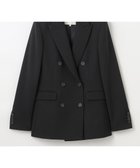 【23区/NIJYUSANKU】の【エステータ】ウールギャバジン ダブルブレスト ジャケット ブラック系|ID: prp329100004656545 ipo3291000000033682000