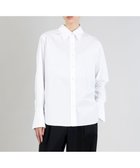 【23区/NIJYUSANKU】の【エステータ】THOMAS MASON ベーシックシャツ 人気、トレンドファッション・服の通販 founy(ファニー) ファッション Fashion レディースファッション Fashion for Women トップス・カットソー Cut & Sew Tops シャツ・ブラウス・オフィスカジュアル Elegant Blouses & Button-Ups カフス Cuff Design シルク Silk, 100% Silk シルケット Silket, Silky Cotton なめらか Smooth, Silky Texture ビスチェ Bustier, Corset Top フレア Flare, Flared ベーシック Basic, Essential A/W・秋冬 Autumn/Winter 冬 Winter / This Winter おすすめ Recommended / Our Picks thumbnail ホワイト系|ID: prp329100004656546 ipo3291000000036260497