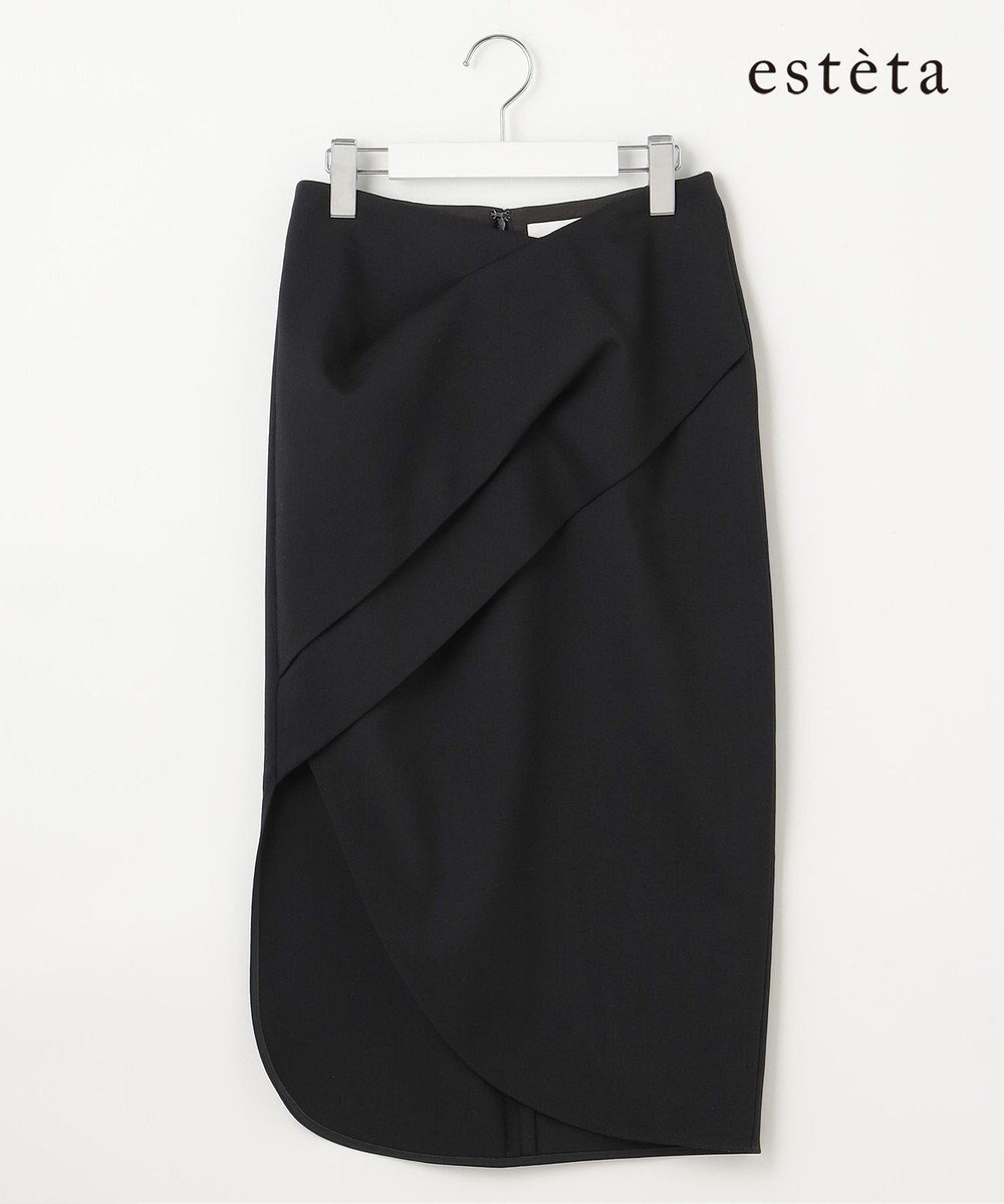 【23区/NIJYUSANKU】の【エステータ】ウールダブルクロス スカート 人気、トレンドファッション・服の通販 founy(ファニー) 　ファッション　Fashion　レディースファッション　Fashion for Women　スカート　Skirts　カッティング　Cutting Detail　スリット　Slit, Slit Detail　フロント　Front, Front Design　ロング　Long, Long-Length　A/W・秋冬　Autumn/Winter　冬　Winter / This Winter　 other-1|ID: prp329100004656551 ipo3291000000033682016