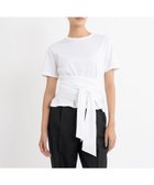 【23区/NIJYUSANKU】の【エステータ】スーピマシングルジャージー サッシュデザイン カットソー 人気、トレンドファッション・服の通販 founy(ファニー) ファッション Fashion レディースファッション Fashion for Women トップス・カットソー Cut & Sew Tops シャツ・ブラウス・オフィスカジュアル Elegant Blouses & Button-Ups ロングTシャツ・Tシャツ Longline T-Shirts & Tees カットソー・ベーシックTシャツ Cut-and-Sewn Tops / Stretch Tees & Basics カットソー Cut and Sewn Top ベスト Vest, Waistcoat ベーシック Basic, Essential 半袖 Short Sleeve, Half Sleeve A/W・秋冬 Autumn/Winter 冬 Winter / This Winter エレガント 上品 Elegant thumbnail ホワイト系|ID: prp329100004656553 ipo3291000000033682021