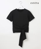 【23区/NIJYUSANKU】の【エステータ】スーピマシングルジャージー サッシュデザイン カットソー 人気、トレンドファッション・服の通販 founy(ファニー) ファッション Fashion レディースファッション Fashion for Women トップス・カットソー Cut & Sew Tops シャツ・ブラウス・オフィスカジュアル Elegant Blouses & Button-Ups ロングTシャツ・Tシャツ Longline T-Shirts & Tees カットソー・ベーシックTシャツ Cut-and-Sewn Tops / Stretch Tees & Basics カットソー Cut and Sewn Top ベスト Vest, Waistcoat ベーシック Basic, Essential 半袖 Short Sleeve, Half Sleeve A/W・秋冬 Autumn/Winter 冬 Winter / This Winter エレガント 上品 Elegant thumbnail ブラック系|ID: prp329100004656553 ipo3291000000033682023