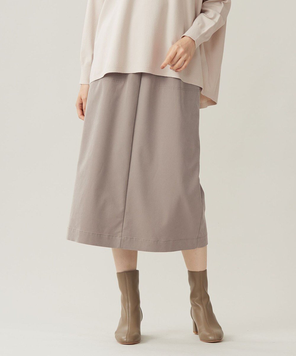 【自由区/JIYU-KU】の【洗える】ソフトレーヨンツイル スカート 人気、トレンドファッション・服の通販 founy(ファニー) 　ファッション　Fashion　レディースファッション　Fashion for Women　スカート　Skirts　シューズ　Shoes, Footwear　ストレッチ　Stretch, Stretchy Fabric　ストレート　Straight, Straight Cut　ドレープ　Drape, Draping Fabric　バランス　Balance, Style Balance　ポケット　Pocket, Pocket Detail　ヴィンテージ　Vintage Style　洗える　Machine Washable　A/W・秋冬　Autumn/Winter　 other-1|ID: prp329100004656565 ipo3291000000033682157